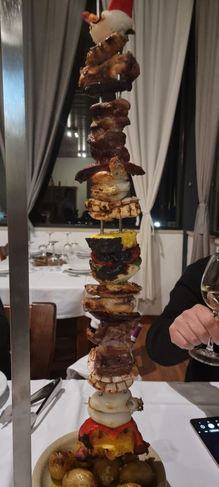 Espetada terra e mar